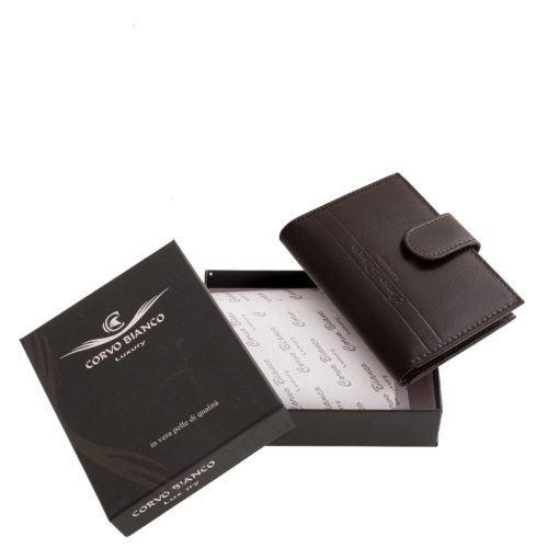 Corvo Bianco Luxury bőr RFID kártyatartó RCBS808/T barna