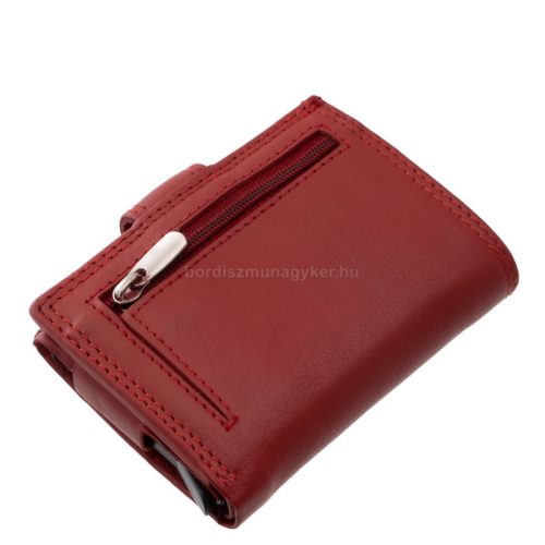 Valódi bőr kártyatartó La Scala piros ADF01