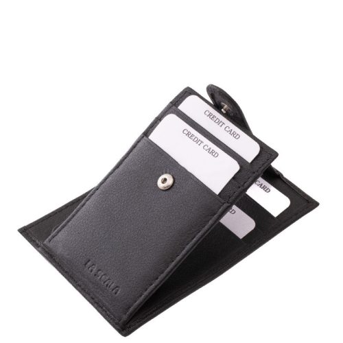 Valódi bőr kártyatartó La Scala 3188 fekete