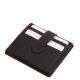 Valódi bőr kártyatartó La Scala 9Q771 fekete