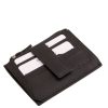 Valódi bőr kártyatartó La Scala 9Q772 fekete