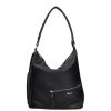 Karen 2521 fekete rostbőr női táska