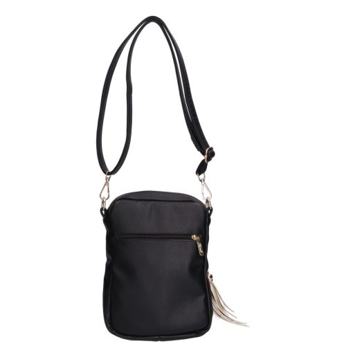 Karen rostbőr oldaltáska 2503 fekete arany kellék