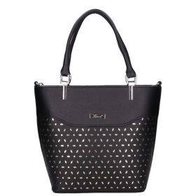 Karen rostbőr táska D 689-L fekete arany