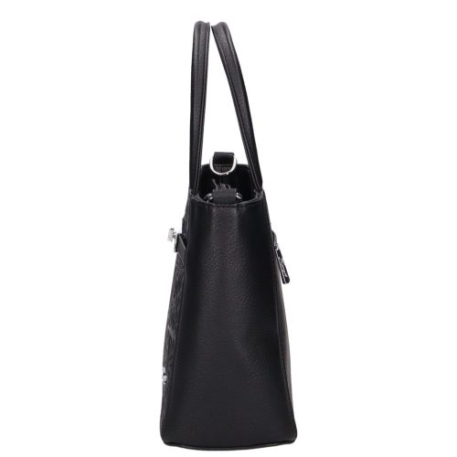 Karen rostbőr táska 1736 fekete virág