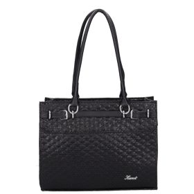 Karen rostbőr táska 2512 fekete steppelt