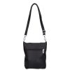 Karen rostbőr oldaltáska 2501 L fekete ezüst
