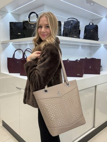 Karen rostbőr táska 1725 bis-L kék