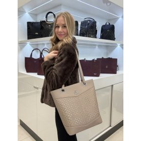 Karen rostbőr táska 1725 bis-L drapp