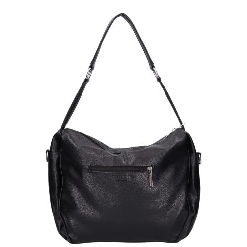 Chiara rostbőr táska I 581 fekete virág