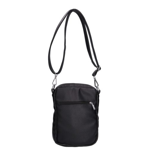 Karen rostbőr oldaltáska 2503 fekete ezüst kellék