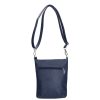 Karen 2501-L kék rostbőr női válltáska