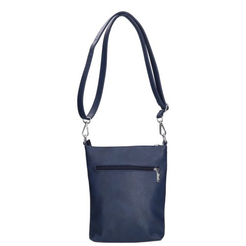 Karen 2501-L kék rostbőr női válltáska