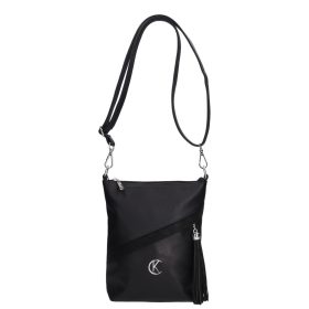 karen 2501 fekete rostbőr női válltáska