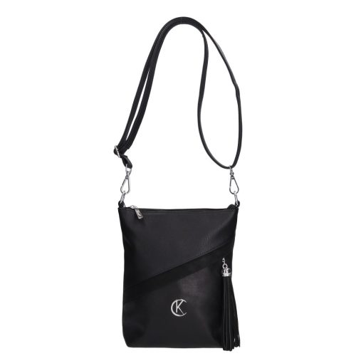 karen 2501 fekete rostbőr női válltáska