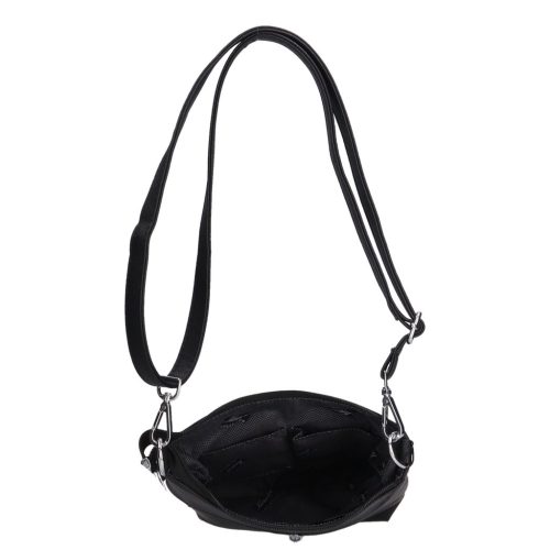 karen 2501 fekete rostbőr női válltáska