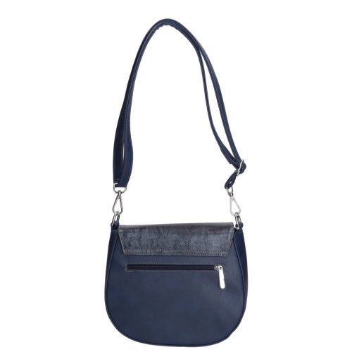 Karen 2382 kék rostbőr női válltáska