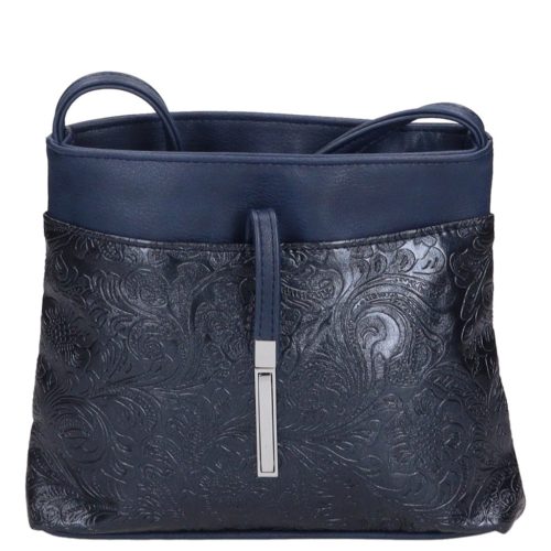 Karen rostbőr táska D 099 kék virágos