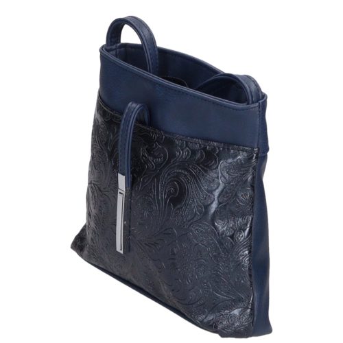 Karen rostbőr táska D 099 kék virágos