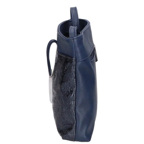 Karen rostbőr táska D 099 kék virágos