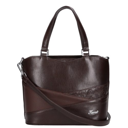 Karen rostbőr táska D 565 barna virág