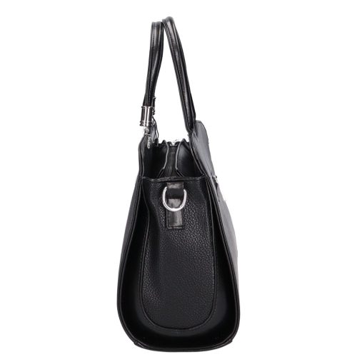 Karen rostbőr táska D 341 fekete virág