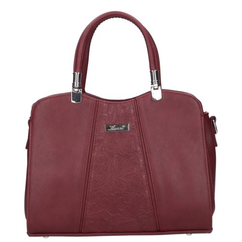 Karen rostbőr táska D 341 bordó virág