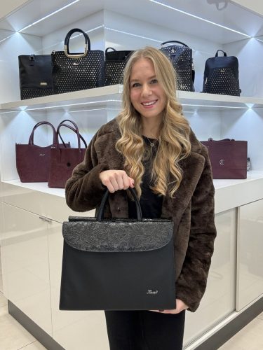 Karen rostbőr táska 284 barna virág