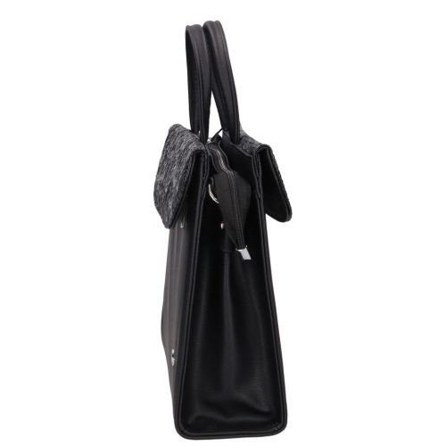 Karen rostbőr táska 284 fekete virág