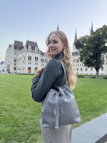 Chiara rostbőr táska I 5056 fekete lakk