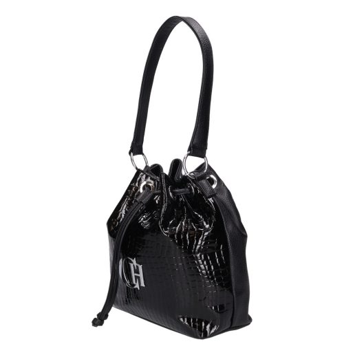 Chiara rostbőr táska I 5056 fekete lakk