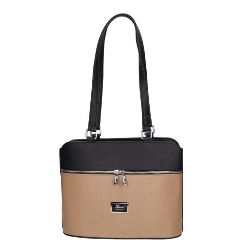 Karen rostbőr táska 2374 fekete drapp