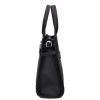Karen 9429 bis fekete rostbőr női kézitáska