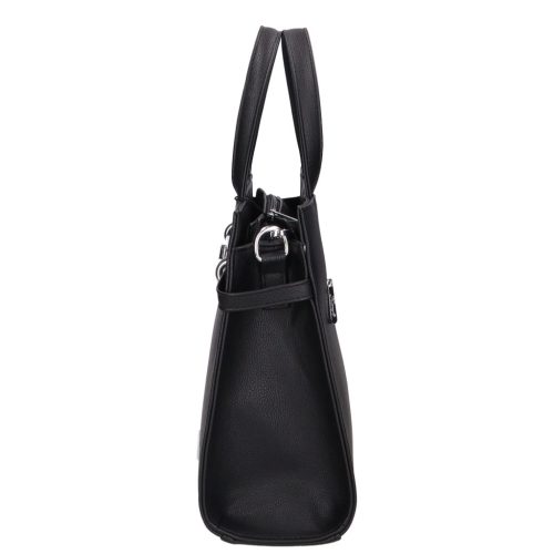 Karen 9429 bis fekete rostbőr női kézitáska