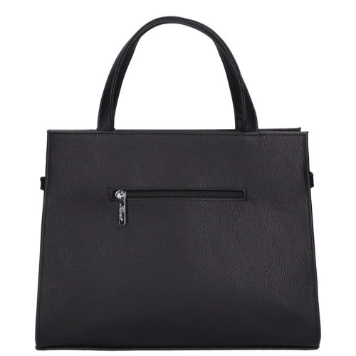 Karen 9429 bis fekete rostbőr női kézitáska