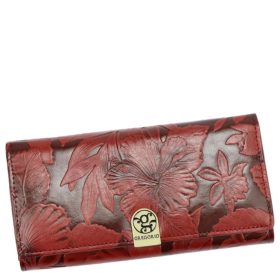 Gregorio HL106 piros bőr pénztárca