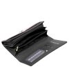 Gregorio BTS106 fekete lakk bőr pénztárca 