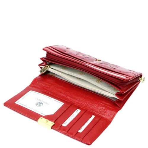 Gregorio BTE106 piros bőr pénztárca 