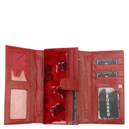 Gregorio BTS102 bronz lakk bőr pénztárca