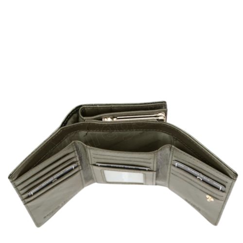 Gregorio BTS108 bronz lakk bőr kicsi pénztárca