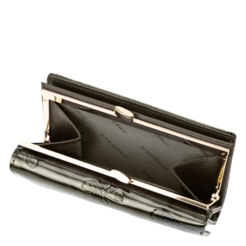 Gregorio BTS108 bronz lakk bőr kicsi pénztárca