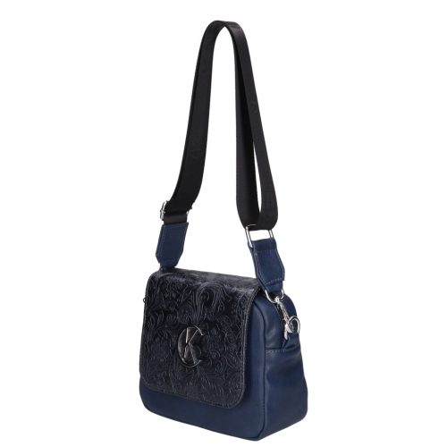 Karen rostbőr táska D 527 kék virág