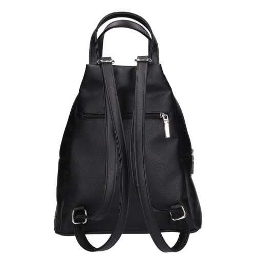 Chiara rostbőr táska K 7031 fekete virág