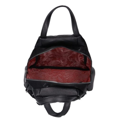 Chiara rostbőr táska K 7031 fekete virág