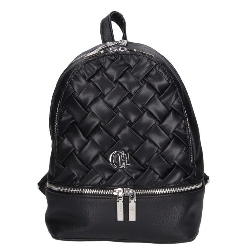 Chiara rostbőr hátizsák I 5000 fekete fonott