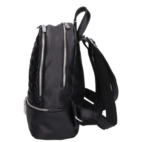 Chiara rostbőr hátizsák I 5000 fekete fonott