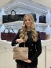 Chiara rostbőr táska K 7038 bronz virág mintás