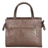 Chiara rostbőr táska K 7038 bronz virág mintás