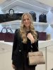 Chiara rostbőr táska K 7038 bronz virág mintás