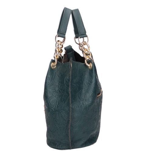 Chiara rostbőr táska K 772 bis zöld virág